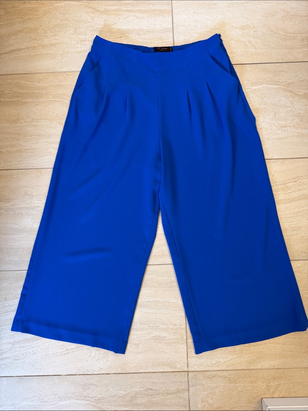Ted Baker London Cobalt Wide-Leg Culotte Trousers